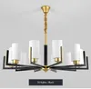 Modern Led Chandelier Nordic Living Room Lamp Retro Simple Decoration Chandeliers Dining Rooms Hanging Lamps Pendant Light