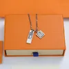 2021 Fashion Strings Pendant Street Oświadczenie Naszyjnik dla mężczyzny Woman Biżuteria Wisiorki Wysokiej jakości pasma z Box267X