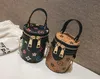 Luxe enfants Designer sac PU lettre imprimer Dames Sacs À Main Femmes Messenger Sacs mini enfant changement seau sac à main avec Ceinture En Métal fille cadeau enfants sac à main