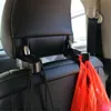 Bilarrangör 2 stycken Förvaringspåse Hook Seat Back Hidden Neadrest Hanger Tillbehör