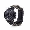 Party Favor Product Explosion Watch Multifunctional Waterproof Military Tactical Paracord Bracelet Camping Hiking Emergency Gear289F