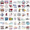 50pcs I Love Music Stickers Skate Accessories For Skateboard Laptop Luggage Snowborad Bicycle Motorcycle Guitar Phone Car Decals Party Decor