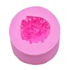 CHUANGGE Handmade Candles DIY Silicone Mold 3D Rose Ball Aromatherapy Wax Gypsum Mould Form Candles Making Supplies 1352 V2