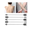 3D Tijdelijke Tattoo Waterdichte Sticker Body Art Stickers Sexy Arrow Design Skin Decoratie Buik / Taille / Enkel / Voet Make-up