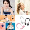 Portable USB Fan Rechargeable Neckband Lazy Neck Dual Cooling Mini sport 360 degree rotating hanging
