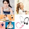 Portable USB Fan Rechargeable Neckband Lazy Neck Dual Cooling Mini sport 360 degree rotating hanging