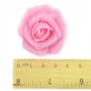 200 pçs / lote 4 cm Mini artificial PE PE espuma rosa cabeça cabeça para casamento decoração de casa diy grinalda artesanato acessórios falsos flores 210624