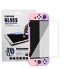 Premium 2.5D klart härdat glas skärmskydd för Nintendo Switch LITE OLED härdat skyddsfilm med detaljhandelspaket