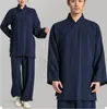 22color high quality Cotton& linen wudang tai chi clothing taiji wushu uniforms kung fu martial arts suits