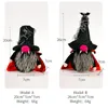 Feestartikelen Halloween Gnomes met lichte handgemaakte gloeiende vampieren pluche pop tafel ornament kinderen geschenken xbjk2108