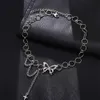 Punk Style Vlinder Choker Sleutelbeen Ketting Sieraden Dames Collares Gothic Hip Hop Link Chain Mujer Jewlery