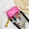 Transparent Laser Crossbody Bag For Women Candy Color Letter Fashion Wild Mini Shoulder Messenger PVC Jelly Small Tote Cross Body