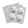 Aangepaste Drankbakken Waterdichte Vinyl Adhesive Stickers Labels Gedrukt CMYK Rechthoek Self Seal Packaging Sticker Label