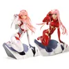 16cm nul twee figurine anime lieveling in de Fran figuur 02 actiefiguren meisje PVC collectie standbeeld model speelgoed geschenken x0526