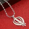 Кулон ожерелье из нержавеющей стали модный сикхизм ожерелье сикх ханда сихс религиозные цепные украшения