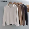 Jesień Zima Turn-Collar Oversize Turtlenect Grube Sweter Pulowers Kobiety Z Długim Rękawem Kobieta Casual Duży sweter Jumper 211109