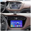 CAR DVD Stereo Android Dashboard Multimedia Player med GPS för Hyundai I20 2015-2018 Inbyggd Carplay Support TPMS bakre kamera