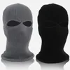 Inverno balaclava 2 buchi a 3 buche per maschera full maschera a maglia motocicletta scudo esterno in ski alpinismo per alpinismo copertura ciclistica 275g 275g