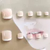 False Nails 24pcs Foot False Toenail Tips Set French Full Cover Fake Toe Nail Stickers Patches Diy Manicure Decoration 220225