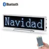 21 cm P3mm Bluetooth LED LED Znak programowy Scrolling Display do sklepu kontrolowany przez aplikację mobilną DIY Moduły 5996363