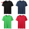 Super Plus Taille L-9XL Hommes Summer Casual Marque Pure Couleur O-Cou T-shirt à manches courtes Homme T-shirts noirs T-shirts rouges Tops 210706