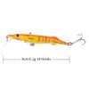 Hengjia 80st 9cm / 3.54in 6.1g Krokodilfisk Lures Tackle Crankbait Lure minnow grossist abborre fiske bete