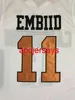 11 Joel Embiid Team Kameroen Retro Classic Throwback Basketbal Jersey Gestikt Custom Elk Nummer Naam jerseys Ncaa XS-6XL