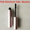 Schwarze Mascara, rosafarbene Aluminiumtube, 8 ml, langanhaltend, kräuselnd, verlängernd, dick