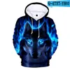 Herenhoodies Sweatshirts Sudaderera Con Capucha de Lobo en 3D Para Hombre Y Niño, Ropa Diseñador Marca, Jerséis Alta Calidad Otoño