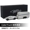 Pickup legering bilmodell returkraft akusto-optisk off-road diecast fordon lastbil trailer styrbox barn leksaker julklapp