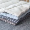 Almofada/almofada decorativa almofada simples de linho de algodão quadrado