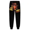 Mens Graphic Spectpants Fashion Boys Hiphop 3D Digital Pants Boys 2021 Disual Breats with Cock Pattern Active Running Sportpant193O