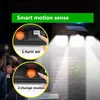 5m Wire 3 Heads Solar Lights Motion sensor LED Outdoor Wall Lamp Porch Light Waterproof Sunlight Powered for Garden