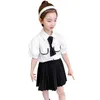 Teenager Mädchen Kleidung T-Shirt + Kurzer Teenager Casual Style Trainingsanzug Mädchen Sommer Kinder 210527