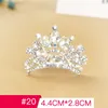 Children's Princess Crown Headwear Diamond Hair Clip Alloy Wedding Performance Jewelry Hairpin Accessories 2021 Summer Barrettes