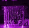 3 * 3 متر 6 * 3 متر ستارة سلسلة ضوء 220 فولت 110 فولت الجنية جليد الأنوار ل حفل زفاف الستائر حديقة ديكو