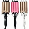 10st 110-220V Professionele keramische krultangen Triple Barrel Hair Curler Waver Egg Rolling Styling Tools Styler Wand Krultang Plancha Para Rizar Varita