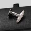 Beadsnice Personalized Blanks Solid Sterling Silver Men Cufflink Base with 10mm Flat Pad Groomsmen Gift ID39486