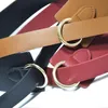 Belts Black Wide Corset Leather Belt Female Tie Obi Waistband Thin Brown Bow Leisure For Women Wedding Dress Lady167L