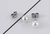 Women El Oso Pendien stud No Fade Brand Jewelry Original Design Fashion Stainless Steel Panda Pearl Jewelry Stud Earrings