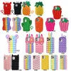 Push POP Fidget Speelgoed Telefoon Gevallen Novelty Games voor Phones 12 Mini Pro 11 XR XS MAX X 8 7 6 Zachte Siliconen Regenboog Terug Mobiele Cover