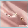 Prevent Allergy 925 Sterling Sier Charm Women Trendy Jewelry Mini Small Love Heart Stud Earrings Girls Party Gifts Drop Delivery 2021 Cieaq