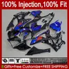 Corps de moulage par injection pour BMW S-1000RR S 1000RR 1000 RR S1000-RR 09-14 19No.18 S1000RR 09 10 11 12 13 14 S1000 RR 2009 2010 2011 2012 2013 2014 Kit de carénage OEM bleu noir