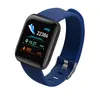 Fitness Tracker ID116 PLUS Smart Bracelet with Heart Rate Smart Blood Pressure Wristband 116 PLUS F0 116Plus