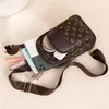 Fashion Mens Chest Bag Handbag Crossbody 7708 Backpack Shoulder Satchels Messenger Bags Black Grid Designer Purse Mobile Phone Storage Man Wallet Handbags