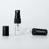 Empty 2ml Atomizer spray bottle transparent mini sample perfume bottles 5000pcs/lot from china manufacture dhl ups fedex free