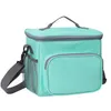 Borsa termica per il pranzo per donna/uomo, riutilizzabile, per ufficio, lavoro, scuola, picnic, spiaggia, borsa termica a tenuta stagna, tracolla regolabile per bambini