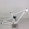 29er Boost Suspension Disc Brake Pearl Bianco XC BSA MTB Frame FM027 Fibra di carbonio T700