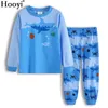 Digger bébé garçon pyjamas vêtements costumes à manches longues coton enfants t-shirts pantalon pyjamas ensemble enfant vêtements de nuit 2 3 4 5 6 7 ans 2101191227