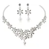 floral bridal jewelry sets